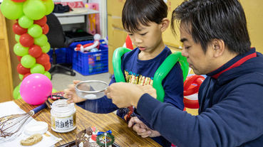 桃園觀音愛心家園烘焙坊。蛋糕DIY孩子們開心又能做愛心