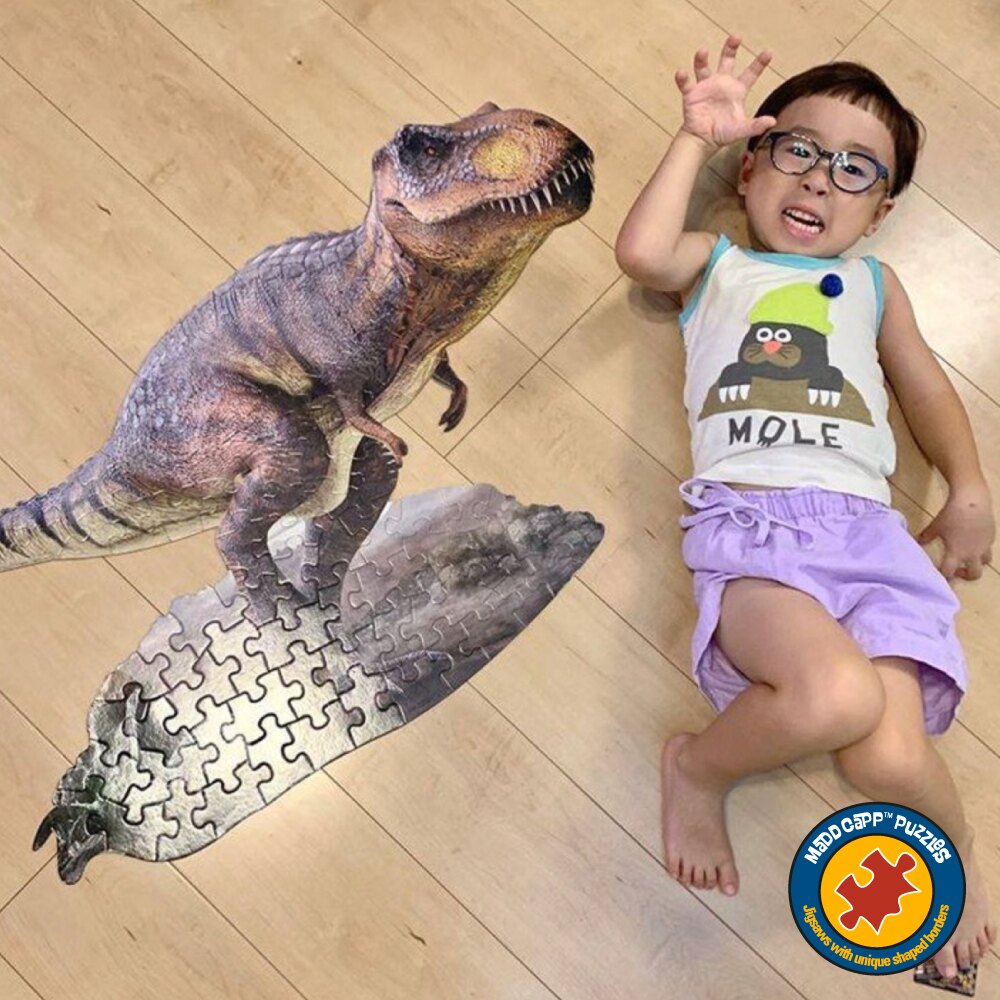 《 Madd Capp》I AM 拼圖-100,我是暴龍 東喬精品百貨