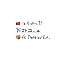 🇨🇳รับหิ้วเซี่ยงไฮ้ 21-25 มี.ค.