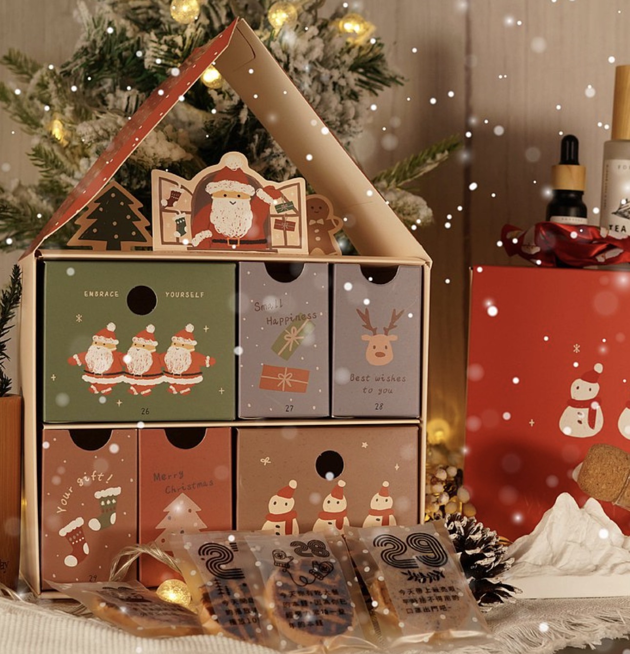 2022倒數日曆-茶系抽屜聖誕禮盒-台灣茶日x森憩聯名款