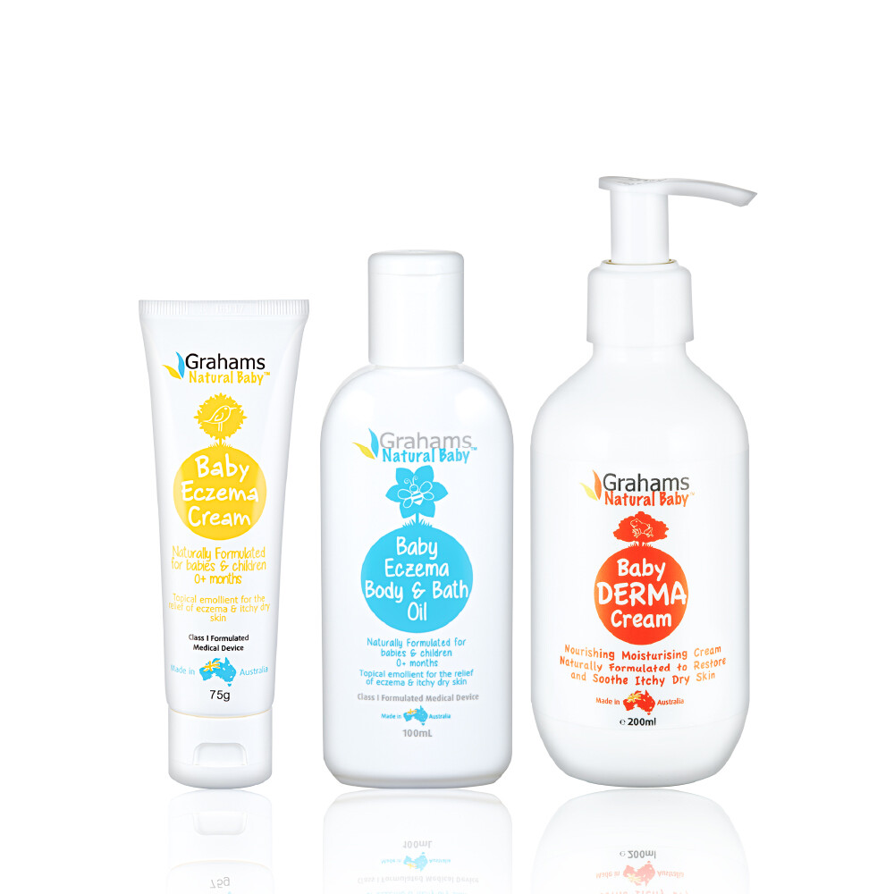 嬰兒異敏修護霜 eczema cream - 75g 舒緩受損肌嚴選植物萃取成份能舒緩受損肌膚 長效保濕為乾燥敏感的肌膚注入水分 用途適用於一般膚質及敏感性皮膚之新生兒與嬰幼兒孩童 針對乾燥敏感的部位