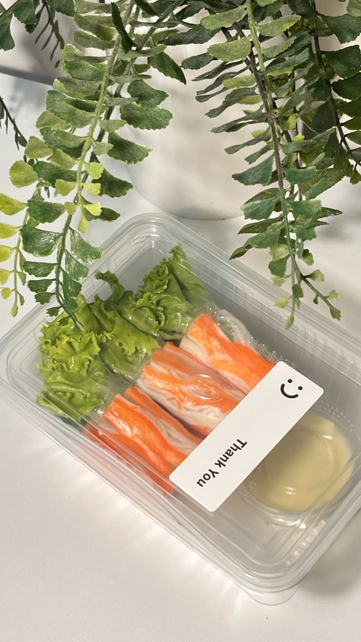 แซนวิส+สลัดโรล🥪