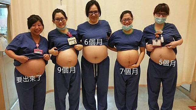 5個圓肚！護理師媽媽隊堅守ICU 照片曝光好催淚