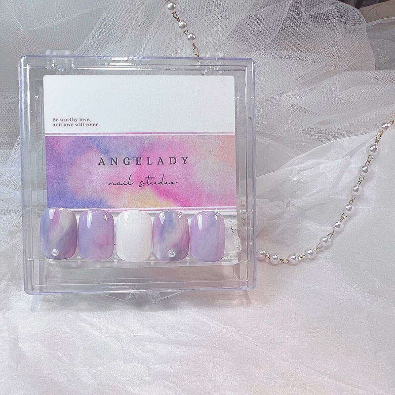 【ᴠᴏʟ.12 安潔的夢境】夢幻系 穿戴甲 美甲貼片 婚甲