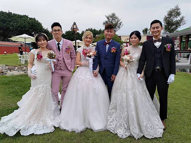 雙十國慶喜洋洋 屏東3兄妹同日結婚還相約一起蜜月 自由電子報 Line Today