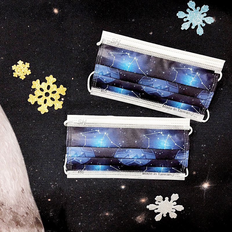 【上好生醫】星座_2月水瓶_成人醫療口罩/5入裝/30入盒裝/雙鋼印