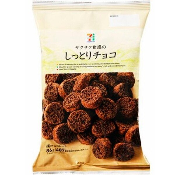 日本7-11【7-PREMIUM】濃厚巧克力一口酥 86g