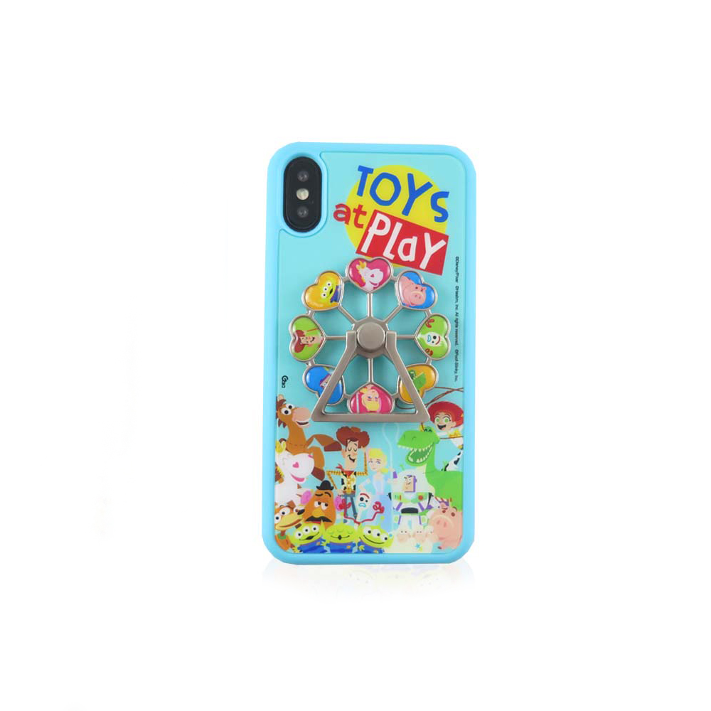 迪士尼正版授權​專為iphone全機完整包覆殼套360度旋轉指環，精緻耐用