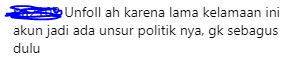 Suka Ancam Unfollow
