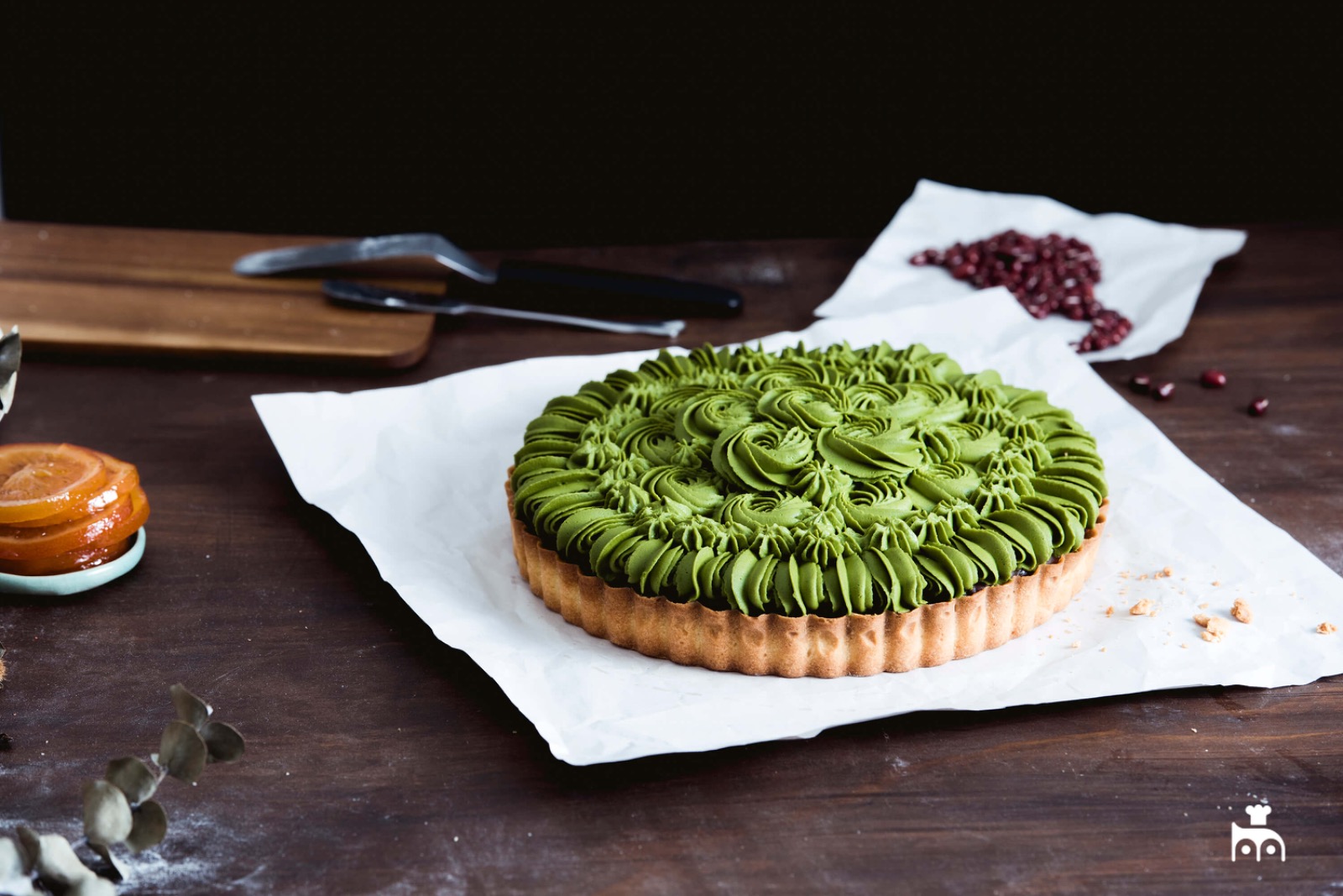 深夜裡的法國手工甜點