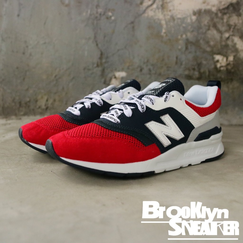 NEW BALANCE 997H 紅 深藍 白 麂皮 反光 情侶鞋 男女(布魯克林) 2019/3月 CM997HEA