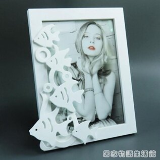 韓式現代簡約相框擺臺6寸7寸六寸七寸創意掛牆照片框婚紗照相片框