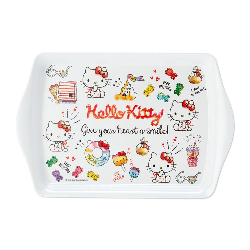 【積文館】迷你小托盤 日本進口 凱蒂貓Hello Kitty(20.9*14cm)