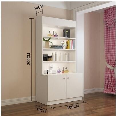 化妝品展示櫃簡約現代展櫃貨櫃陳列櫃美容院櫃子產品貨架展示架 ATF 魔法鞋櫃