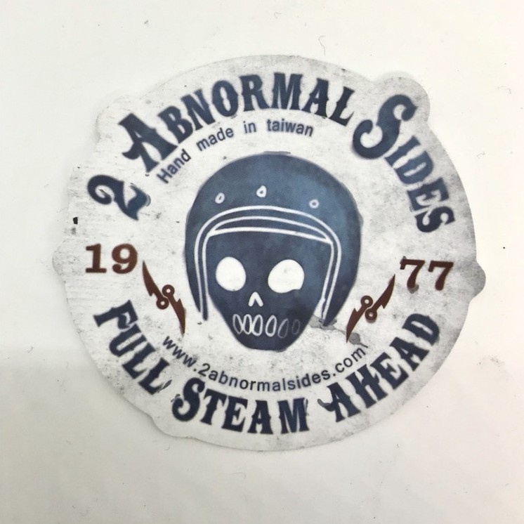 【2AS】 防水抗UV貼紙 Stickers《小骷髏安全帽》 [ PURE by TAKI ]