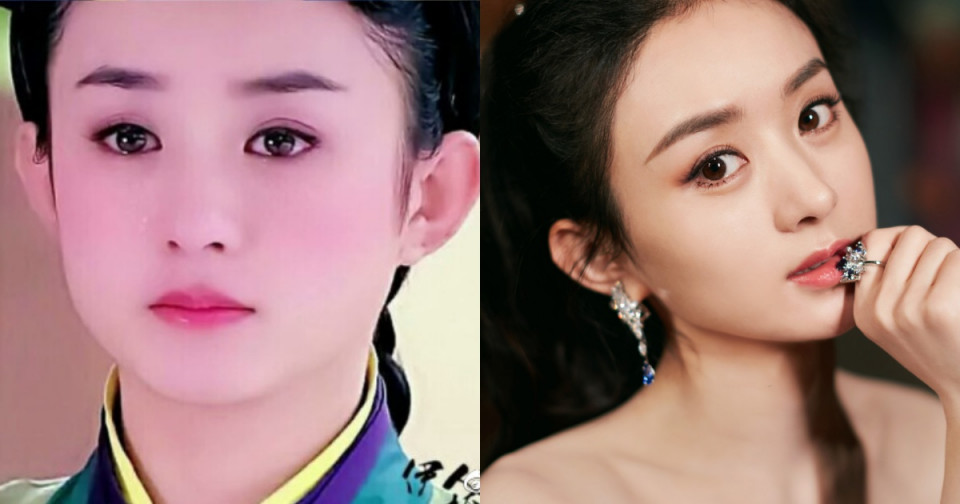 趙麗穎剛出道舊照