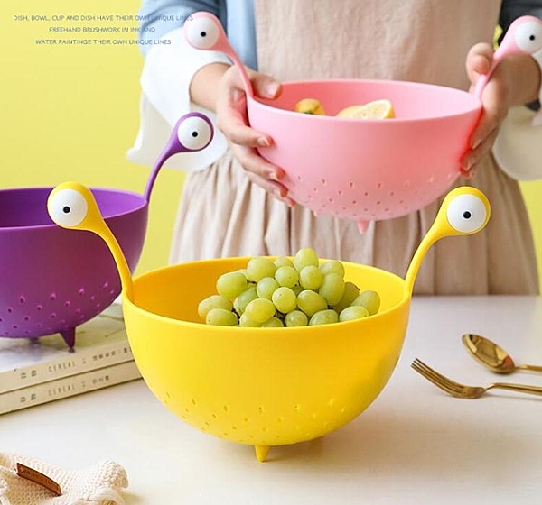 可愛廚房洗菜盆瀝水籃神器家用水果盤客廳茶幾家用 全館免運