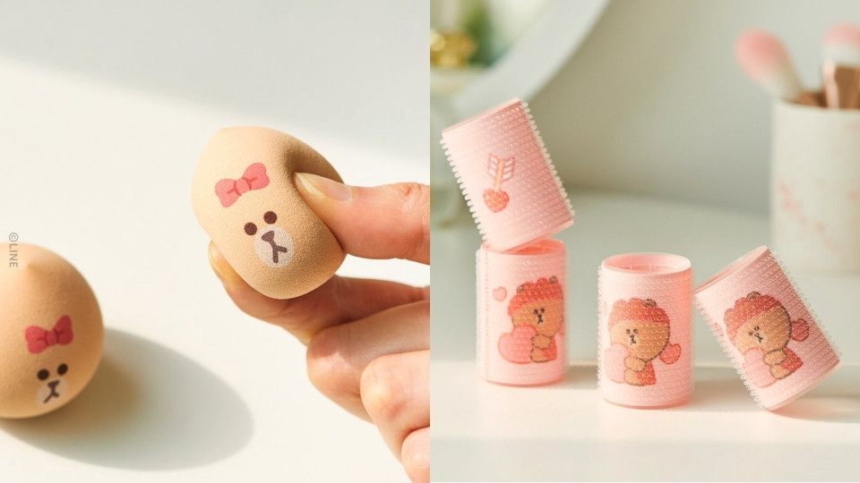 LINE FRIENDS 熊美美妝蛋