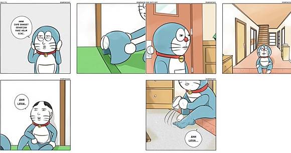 10 Komik Strip Lucu Di Balik Kerja Keras Doraemon Bikin Ngakak Brilio Net Line Today