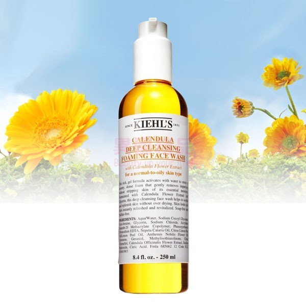 Kiehl's 契爾氏 金盞花植物精華潔面乳泡泡凝露 230ml #Kiehls #契爾氏 #金盞花植物精華潔面乳泡泡凝露 #230ml #異國精品