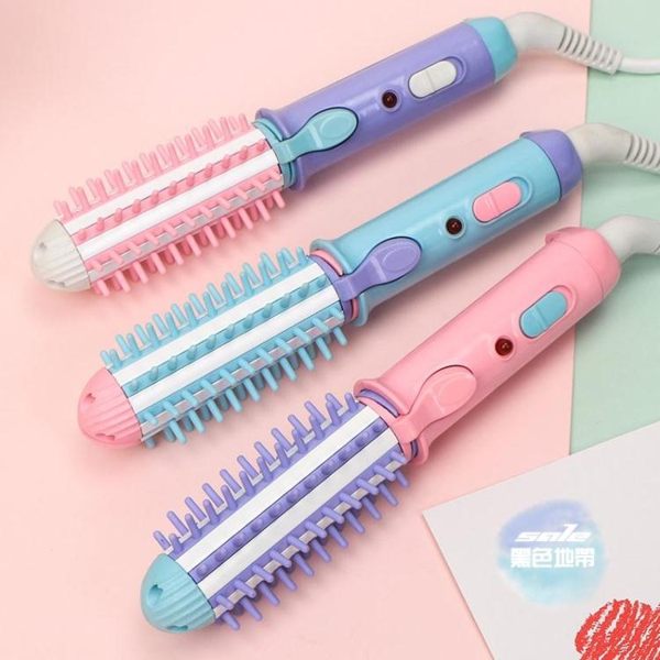 捲髮器 熨板捲髮棒兩用直板夾小mini迷小型電夾板女捲直梳便攜式學生宿舍 2色