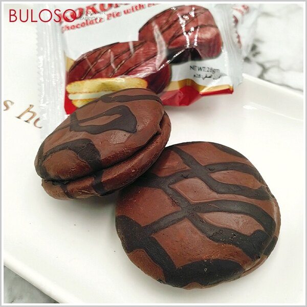 《不囉唆》美羅 巧克力派 (不挑色/款) 巧克力 夾心餅 餅乾 零食 糖果【A432574】