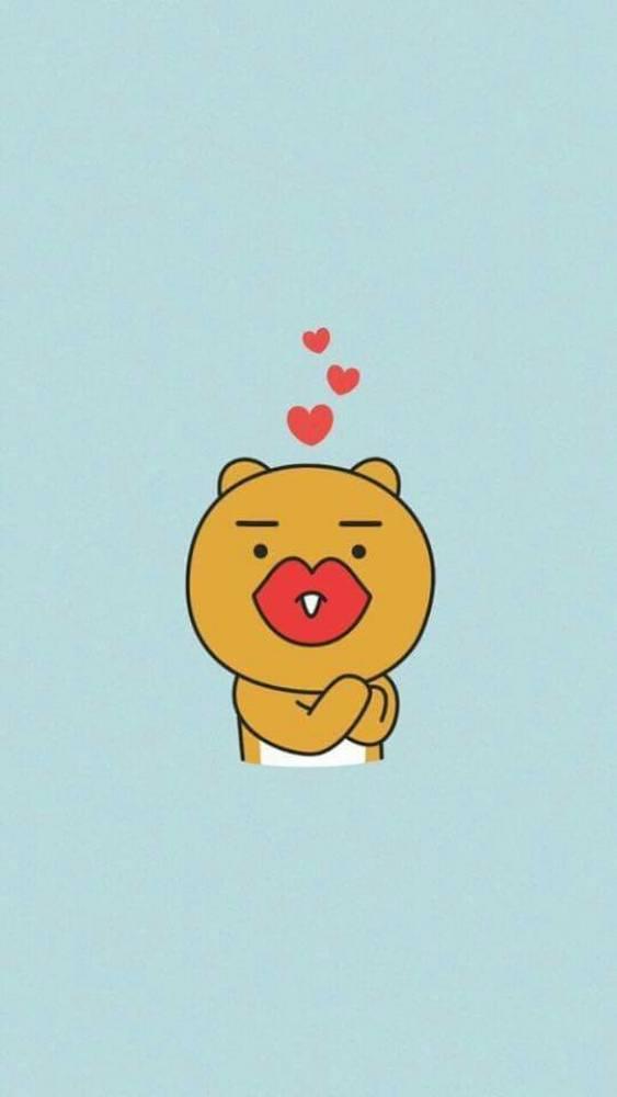 對 我又換wallpaper啦 Kakao Friends真的超治癒 難怪他們人氣很高 Line購物