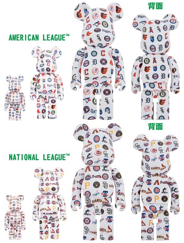 BE@RBRICK MLB NATIONAL LEAGUE (TM)（MEDICOM BEARBRICK 1000