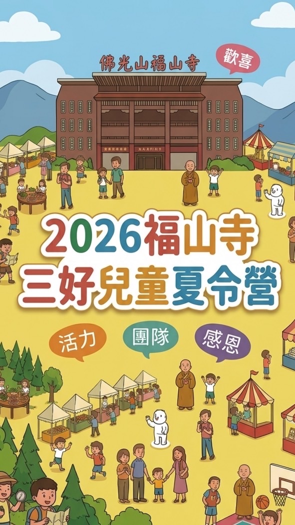 佛光山彰化福山寺三好兒童營