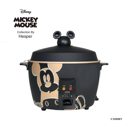 限量銷售，售完為止 - 迪士尼正版授權304不鏽鋼電鍋 - 獨特可愛米奇頭造型手把 - MIT台灣製造
