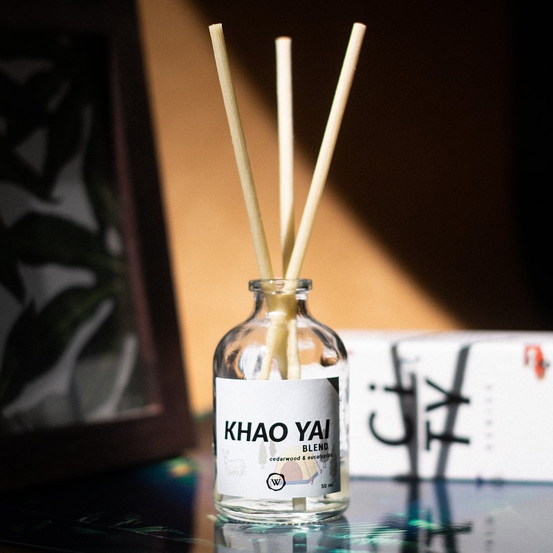 香薰房套裝（考艾混合城市系列）將桉木的草本清涼香氣和迷人的雪松木色調完美融合。像森林一樣的平靜總是讓我們與自己在一起。