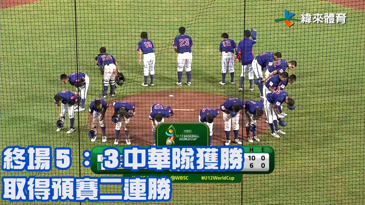 終場5：3中華隊獲勝 取得預賽二連勝【2023 U12世界盃少棒賽】中華 Vs 墨西哥 緯來體育新聞 Line Today