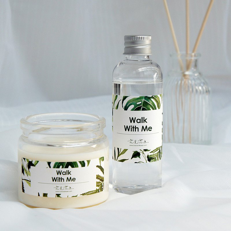 這個組合包含1個香氛蠟燭與1瓶擴香。以香檸為基底，帶出清爽活潑的氛圍，並以小雛菊及蘋果花增添微甜氣息，讓空氣充滿一掃陰霾的愉悅感。一如你，是讓人忍不住勾起微笑的美好存在。