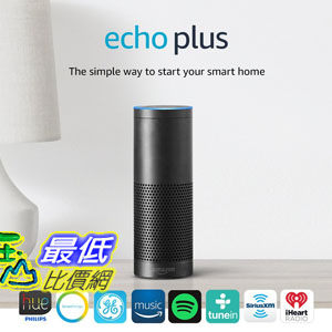 [107美國直購] ] Amazon Echo Plus (2nd Gen) 聲控 智慧喇叭 語音助理 贈Philips Hue Bulb