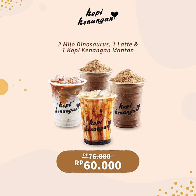 Promo Bucin Kopi Kenangan Harga Lebih Hemat 