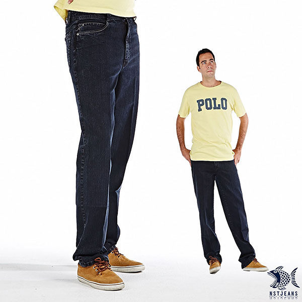 【NST Jeans】美式狂熱粗縫黃金線 重磅直筒牛仔褲(中腰) 390(5483) 台製 男 紳士 純棉