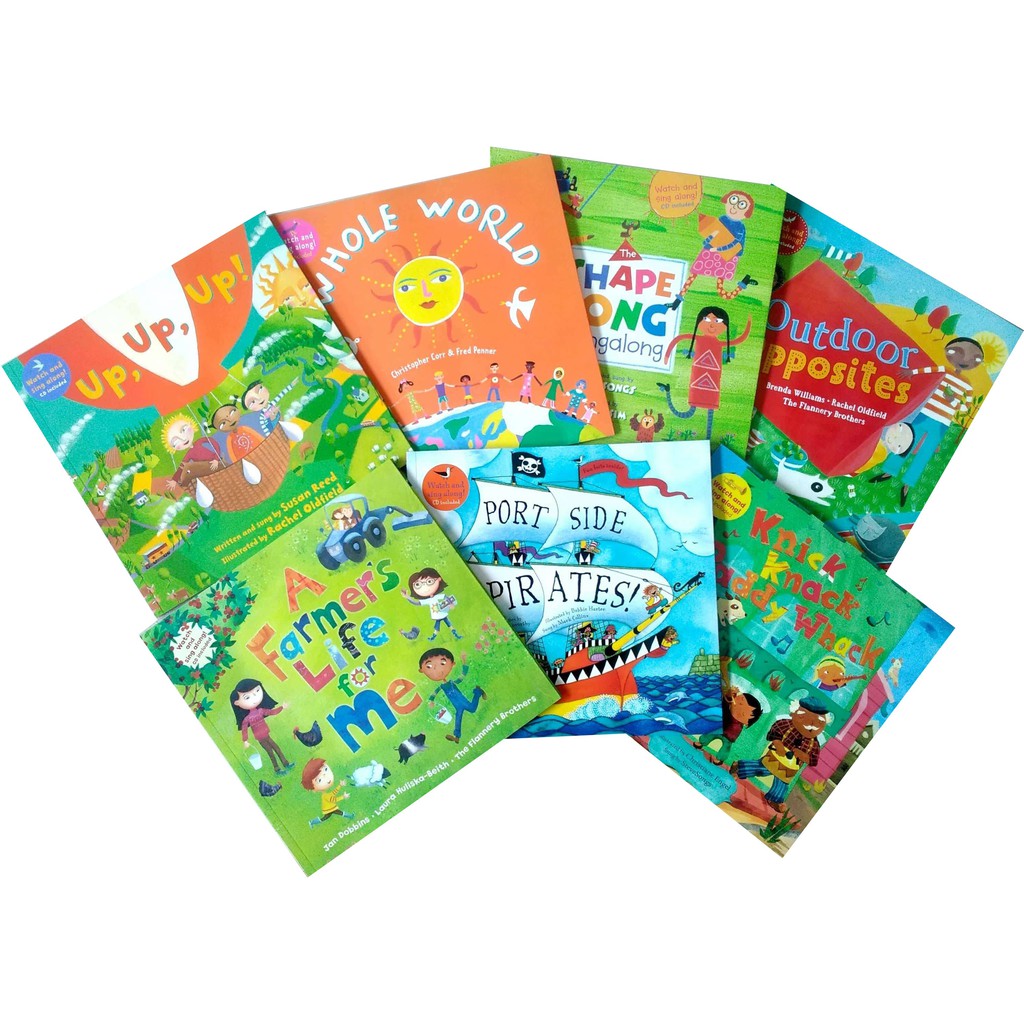 活潑的音樂加上精美的插圖，點燃孩子的熱情！抓住歌曲中的Key Word高聲歡唱，不知不覺就琅琅上口，英文零距離！Barefoot Books 是一間美國的出版社，生動的繪圖和創意編曲，獲英國圖書信託基