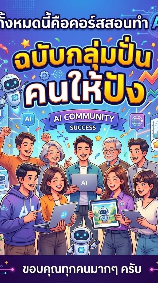 กลุ่ม VVIP การ์ตูน Ai ปั่นคนให้ปัง