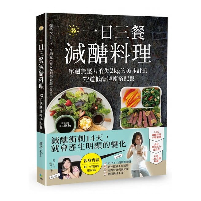 一日三餐減醣料理：單週無壓力消失2kg的美味計劃，72道低醣速瘦搭配餐