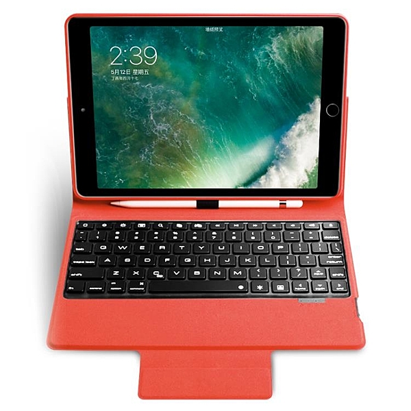 2018新款iPad鍵盤保護套蘋果平板超薄版 air2藍牙外接皮套9.7英寸帶筆槽6代