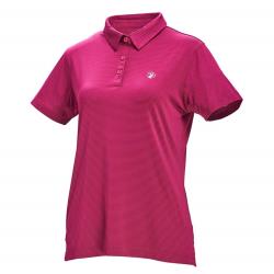 【Wildland 荒野】女彈性POLO吸排抗UV條紋衣共4色