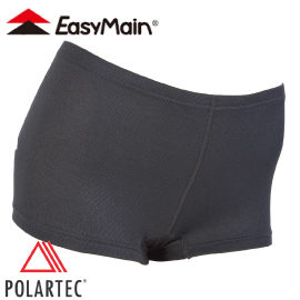【EasyMain 衣力美 女 排汗平口內褲 灰】 Y0944/平口內褲/衛生褲/運動內褲/吸溼快乾★滿額送
