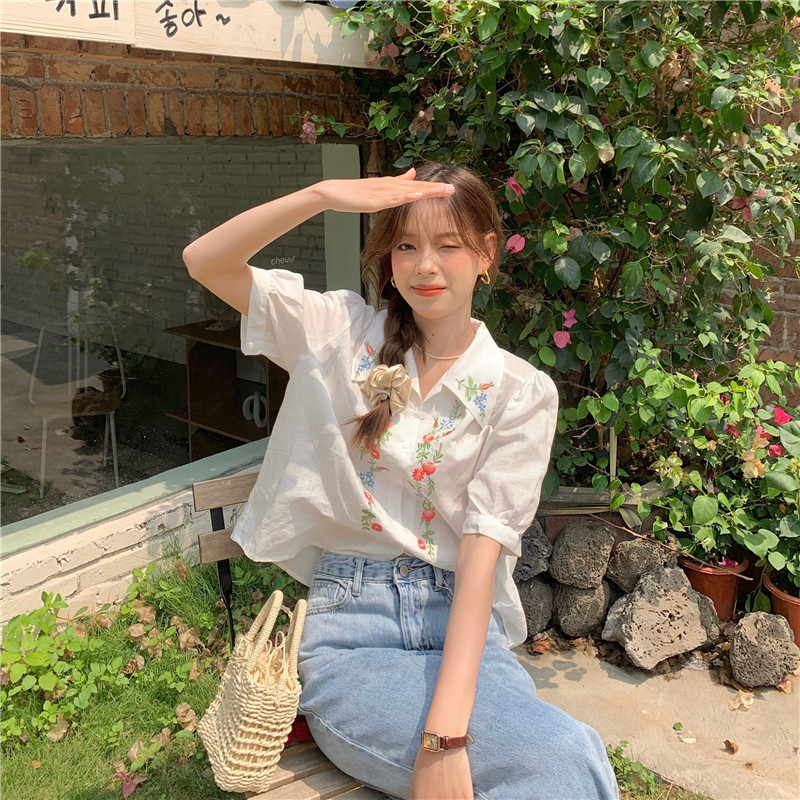 【missy shop】仲夏花季襯衫-39830