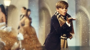 氣質與帥氣並具－貝克漢二兒子羅密歐拍攝Burberry聖誕短片