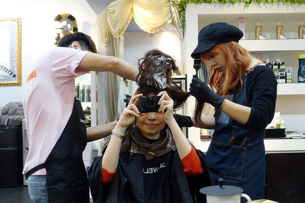 雙連站美髮-Starry髮廊，中山區專業剪染燙護髮，馬偕醫院附近髮廊，設計師ERIC，台北中山區歌薇染髮、歌薇護髮推薦，中山北路髮廊推薦 