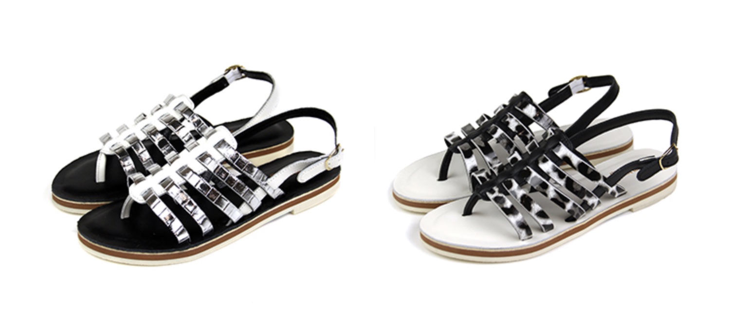 【GREEN PHOENIX 波兒德】國際精品義大利限定色軟羊皮平底夾腳魚骨涼鞋