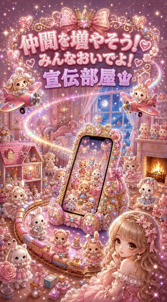 仲間を増やそう！みんなおいでよ！♕宣伝部屋♛