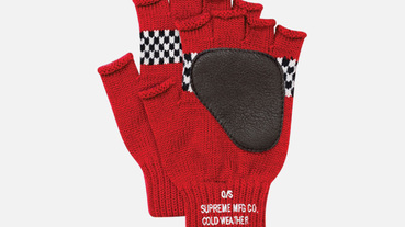 Supreme Checkered Fingerless Gloves 格紋露指手套