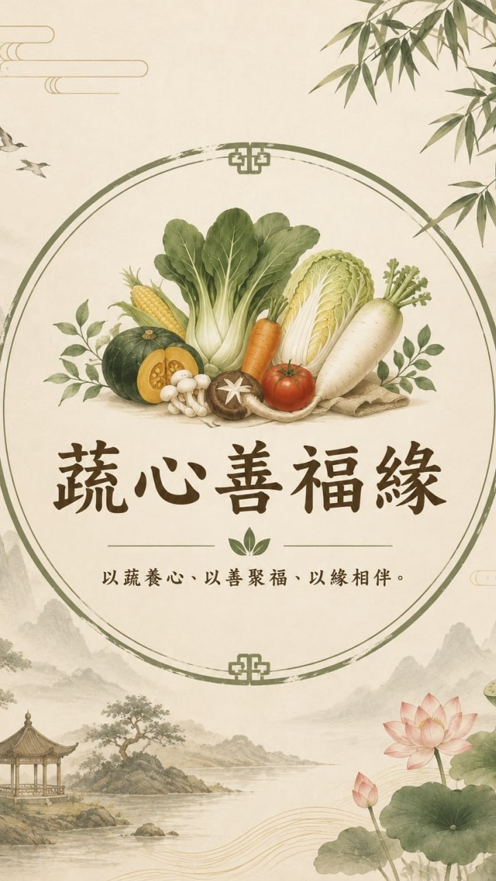 蔬心善福緣