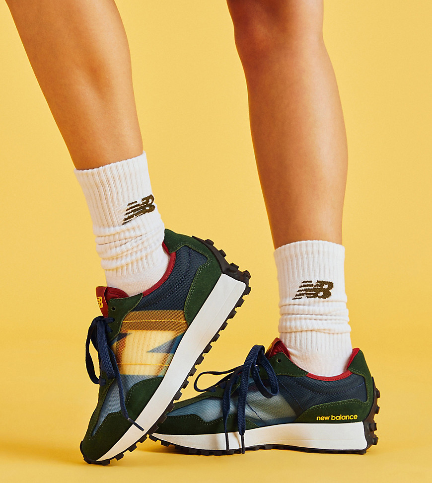 Trainers by New Balance Switch up your rotation Lace-up fastening Padded tongue and cuff Signature N
